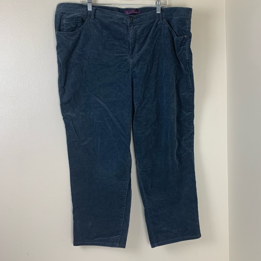 Gloria Vanderbilt Pants Size 24W Blue